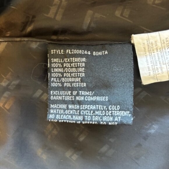 London Fog Coat - Woman's Small Reg.- More like a Medium - Like New - Jet Black - Picture 6 of 9